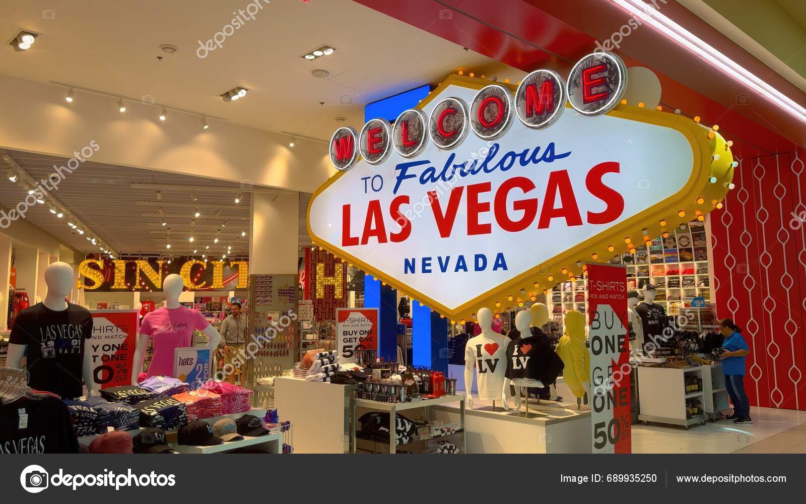 Las Vegas Gift Shop Las Vegas Usa October 2023 Stock Editorial Photo