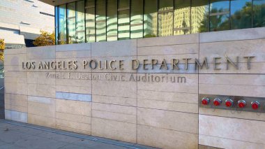 Los Angeles Polis Merkezi Los Angeles - LOS ANGELES, ABD - 5 Kasım 2023