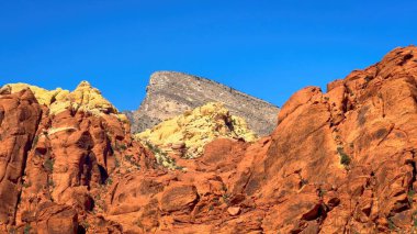 Nevada 'daki muhteşem Red Rock Kanyonu - seyahat fotoğrafçılığı