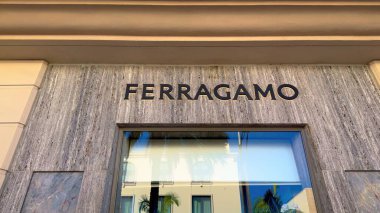 Rodeo 'daki Ferragamo Mağazası Beverly Hills - LOS ANGELES, ABD - 5 Kasım 2023