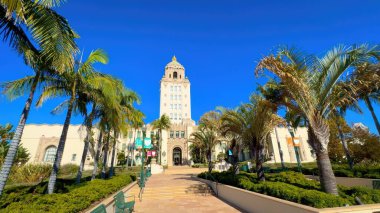 Beverly Hills Belediye Binası ve Vatandaş Merkezi - LOS ANGELES, ABD - 5 Kasım 2023