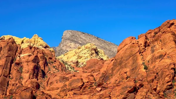 Nevada 'daki muhteşem Red Rock Kanyonu - seyahat fotoğrafçılığı