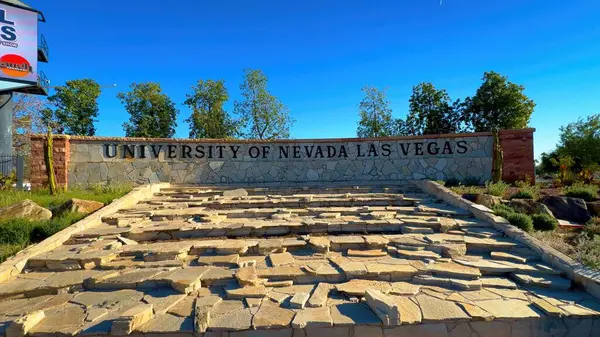 Unlv Universitetet Nevada Las Vegas Las Vegas Usa October 2023 stockbilde