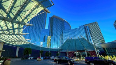 Las Vegas 'taki Aria Otel ve Kumarhanesi - LAS VEGAS, ABD - 31 Ekim 2023