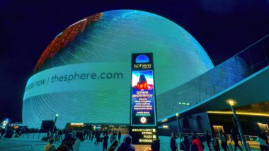 Las Vegas 'taki Küre - LAS VEGAS, ABD - 31 Ekim 2023