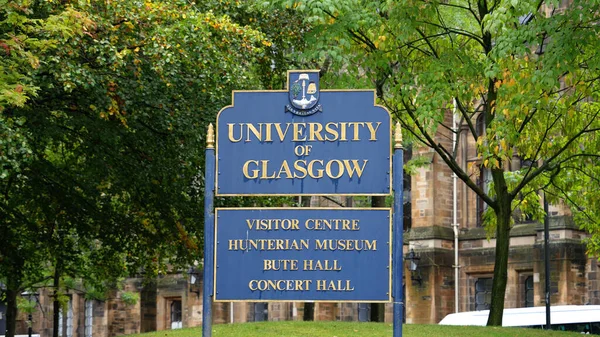 Universitetet Glasgow Glasgow United Kingdom October – stockfoto