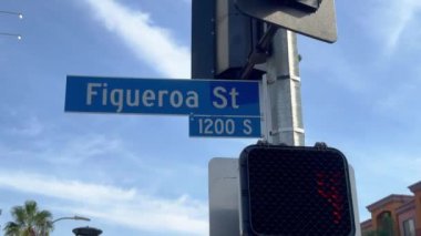 Los Angeles 'taki Figueroa Caddesi - LOS ANGELES, ABD - 5 Kasım 2023