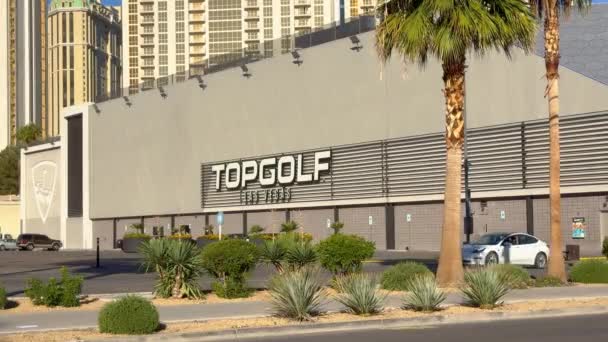 Topgolf Las Vegas Las Vegas Verenigde Staten October 2023 — Stockvideo