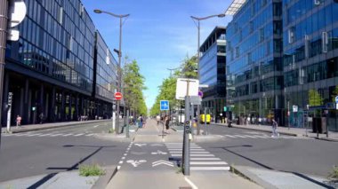 Fransa Bulvarı, Paris 'in 13. Bölgesi - PARIS, FRANCE - Eylül 04, 2023