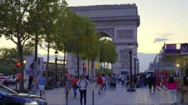 Paris Zafer Kemeri - Akşam Görüşü - PARIS, FRANCE - Eylül 04, 2023