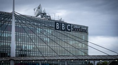 BBC İskoçya Stüdyoları ve Glasgow 'daki karargah - GLASGOW, SCOTLAND UK - 4 Ekim 2022