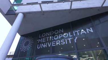 Londra Metropolitan Üniversitesi Binası - LONDON, BİRLİK KINGDOM - 12 Aralık 2023