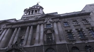 Old Bailey Londra 'daki merkezi ceza mahkemesi - seyahat fotoğrafçılığı