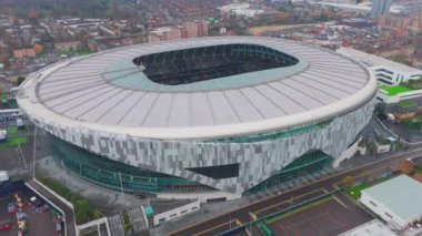 Londra 'daki Tottenham Hotspur Stadyumu' nun etrafındaki uçuş - LONDON, BİRLİK KINGDOM - 12 Aralık 2023