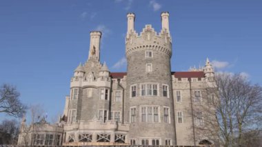 Casa Loma spadina Müzesi Toronto Kanada 'da ünlü bir binadır - Kanada' da seyahat fotoğrafçılığı