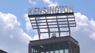 Kensington 'ın renkli ve süslü evleri Toronto' da popüler bir yerdir - TORONONTO, ONTARIO CANADA - 15 Nisan 2024