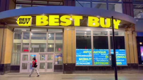 Mejor Tienda Compra Montreal Canadá Montreal Canadá Abril 2024 — Vídeo de stock