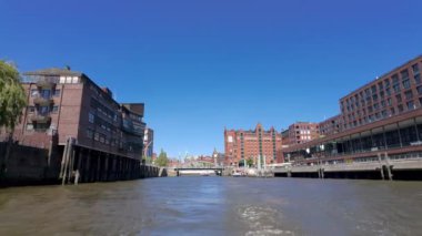 Limandaki Hamburg Depo Bölgesi, HAMBURG, Almanya 'nın Dünya Mirası Bölgesi - 15 Mayıs 2024