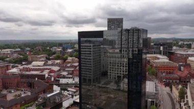 Birmingham şehir merkezindeki Hyatt Regency Oteli - yukarıdan hava manzaralı - Doğumhane, İngiltere - 22 Mayıs 2024