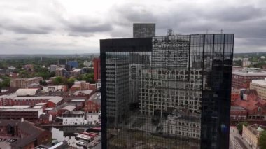 Birmingham şehir merkezindeki Hyatt Regency Oteli - yukarıdan hava manzaralı - Doğumhane, İngiltere - 22 Mayıs 2024