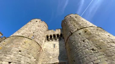 Canterbury 'nin tarihi bölgesindeki Westgate Kuleleri Birleşik Krallık' ta seyahat fotoğrafçılığı