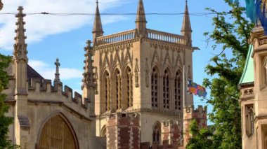 Cambridge Üniversitesi 'ndeki ünlü St. Johns Koleji - CAMBRIDGE, İNGLAND KINGDOM - 26 Mayıs 2024