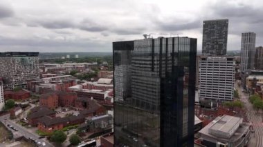 Birmingham şehir merkezindeki Hyatt Regency Oteli - yukarıdan hava manzaralı - Doğumhane, İngiltere - 22 Mayıs 2024