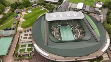 Wimbledon Court No: 1 - Ünlü Tenis sahasının üzerinden uçuş - Londra, İngiltere - 27 Mayıs 2024