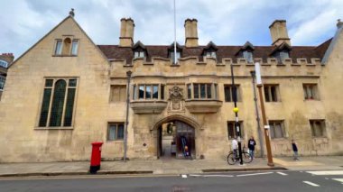 Cambridge 'deki Pembroke Koleji - CAMBRIDGE, İngiltere BİRLİĞİ KINGDOM - 26 Mayıs 2024