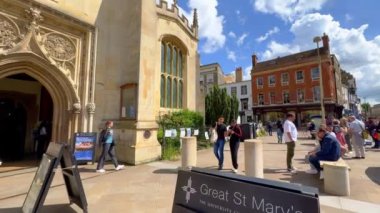 Cambridge 'deki Great St Mary Kilisesi - CAMBRIDGE, İngiltere Birleştirilmiş KINGDOM - 26 Mayıs 2024