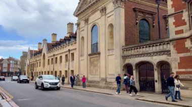 Cambridge 'deki küçük St Mary Kilisesi - CAMBRIDGE, İngiltere Birleşik KINGDOM - 26 Mayıs 2024