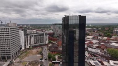 Birmingham şehir merkezindeki Hyatt Regency Oteli - yukarıdan hava manzaralı - Doğumhane, İngiltere - 22 Mayıs 2024