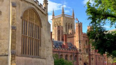 Cambridge Üniversitesi 'ndeki ünlü St. Johns Koleji - CAMBRIDGE, İNGLAND KINGDOM - 26 Mayıs 2024