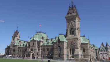 Parliament binası Ottawa 'da Parliament Hill - OTTAWA, CANADA NORTH AMERICA - 17 Nisan 2024