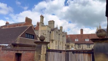 Canterbury 'nin pitoresk tarihi bölgesi - CANTERBURY, İngiltere Birleşik KINGDOM - 25 Mayıs 2024