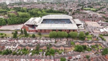 Birmingham 'daki Aston Villa Stadyumu - Aston Villa Futbol Kulübü hava sahasının bulunduğu yer - KIRMINGHAM, ENGLAND - 22 Mayıs 2024