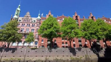 Limandaki Hamburg Depo Bölgesi, HAMBURG, Almanya 'nın Dünya Mirası Bölgesi - 15 Mayıs 2024