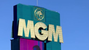 Las Vegas 'taki MGM Grand Otel ve Kumarhanesi - LAS VEGAS, ABD - 31 Ekim 2023