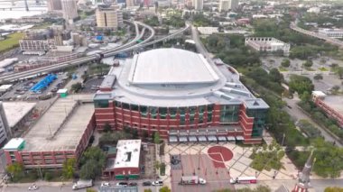 Jacksonville hava manzaralı Vystar Memorial Arena - JACKSONVILLE, FLORIDA - 29 Ekim 2024