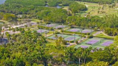 Crandon Park hava sahasında Biscayne Tenis Sahası