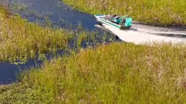 Florida hava manzaralı Bataklık Gezisi - ORLANDO, FLORIDA - 29 Ekim 2024