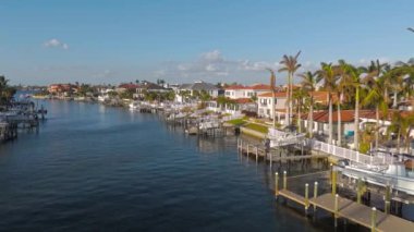 Florida 'da Yachts ve Palm Trees' li sahil evleri - İHA fotoğrafçılığı