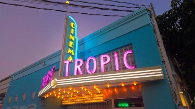 Key West Florida 'daki ünlü Tropik Sinema - Key West, FLORIDA - 4 Kasım 2024