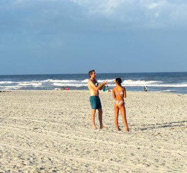 Jacksonville Florida 'daki Jax Plajı - JACKSONVILLE, FLORIDA - 30 Ekim 2024