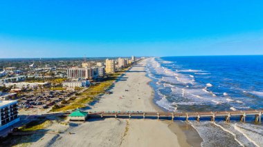 Jacksonville Plajı Flordia - JACKSONVILLE, FLORIDA ABD - 29 Ekim 2024