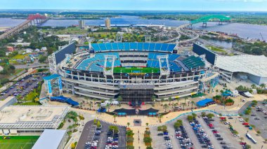 Jacksonville hava sahasındaki Everbank Stadyumu - JACKSONVILLE, ABD - 29 Ekim 2024