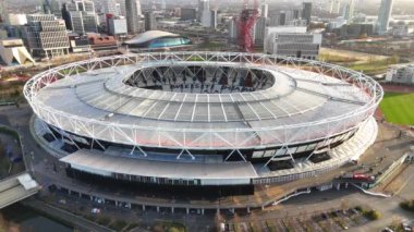 West Ham United 'ın Londra Stadyumu - hava manzaralı - LONDON, BİRLİK KINGDOM - 23 ARALIK 2024