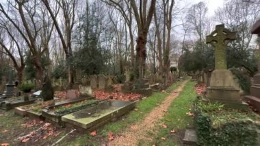 Londra Mezarlığı En eski mezarlıklar - Londra, Birleşik KINGDOM - 20 ARALIK 2024