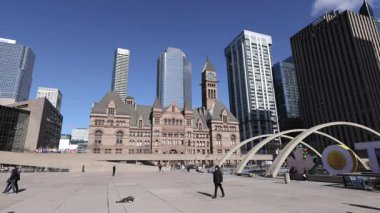Toronto Kanada 'nın eski belediye binası - TORONTO, ONTARIO CANADA - 15 Nisan 2024