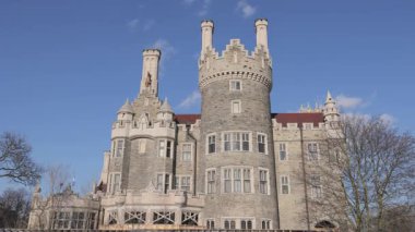 Casa Loma spadina Müzesi Toronto Kanada 'da ünlü bir binadır - Kanada' da seyahat fotoğrafçılığı